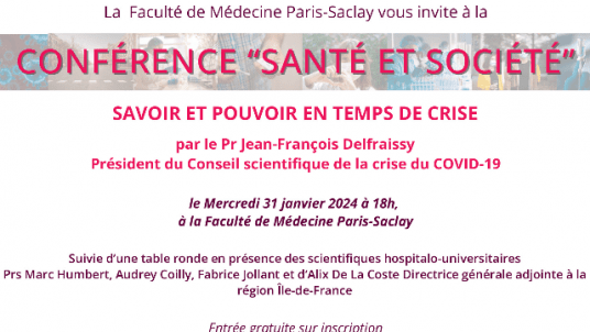 Conférence "Savoir et Pouvoir en temps de crise sanitaire"